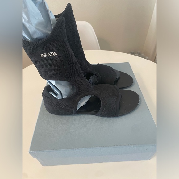 Black Prada sandals size 40 - Picture 2 of 8